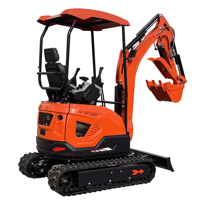 Customized sales of 1.8-ton small crawler excavator, 1500kg small excavator, Chinese manufacturer Kubota engine small excavator