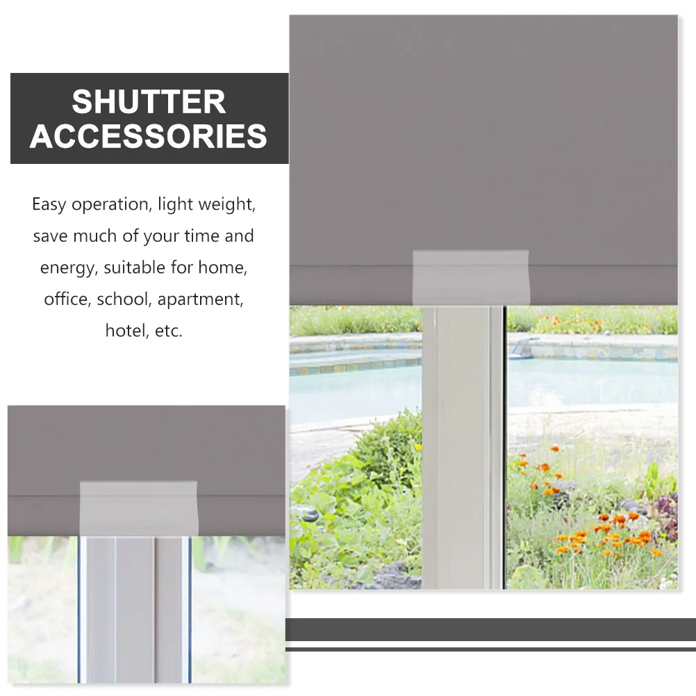 

4 Pcs Roller Blind Accessories Cloth Clip Shutter Window Pull down Grips Blinds Sun Protection Curtain Backs Plastic