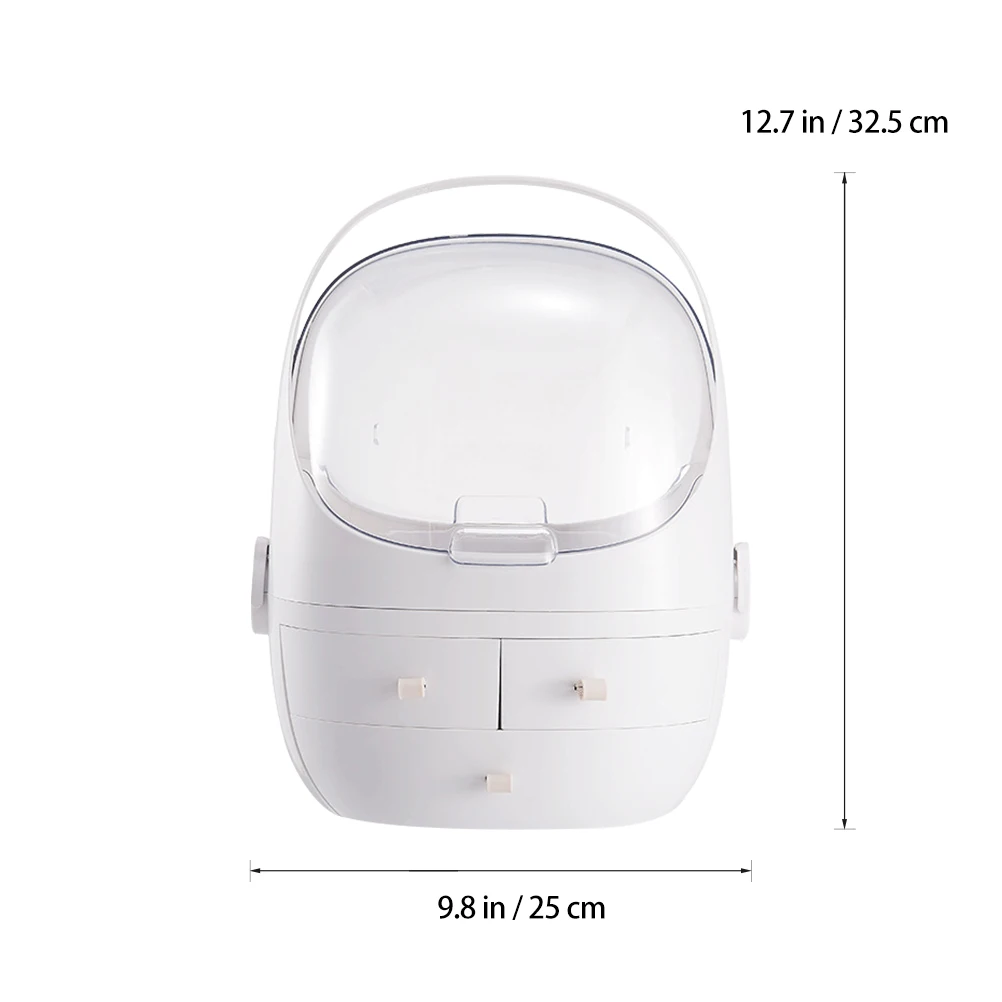 

Multi functional ABS Storage Box for Skin Care Makeup ganizer Transparent Lipsticks Eye Shadow Plastic Container Cosmetics