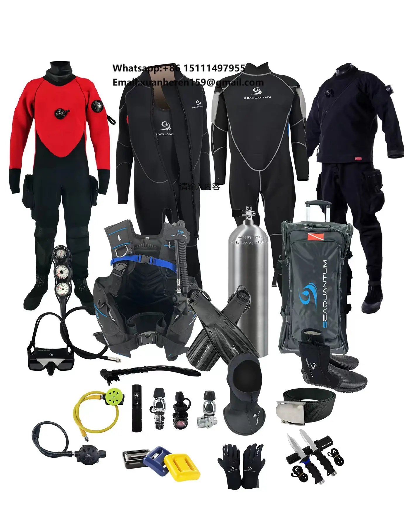 scuba diving kit complete