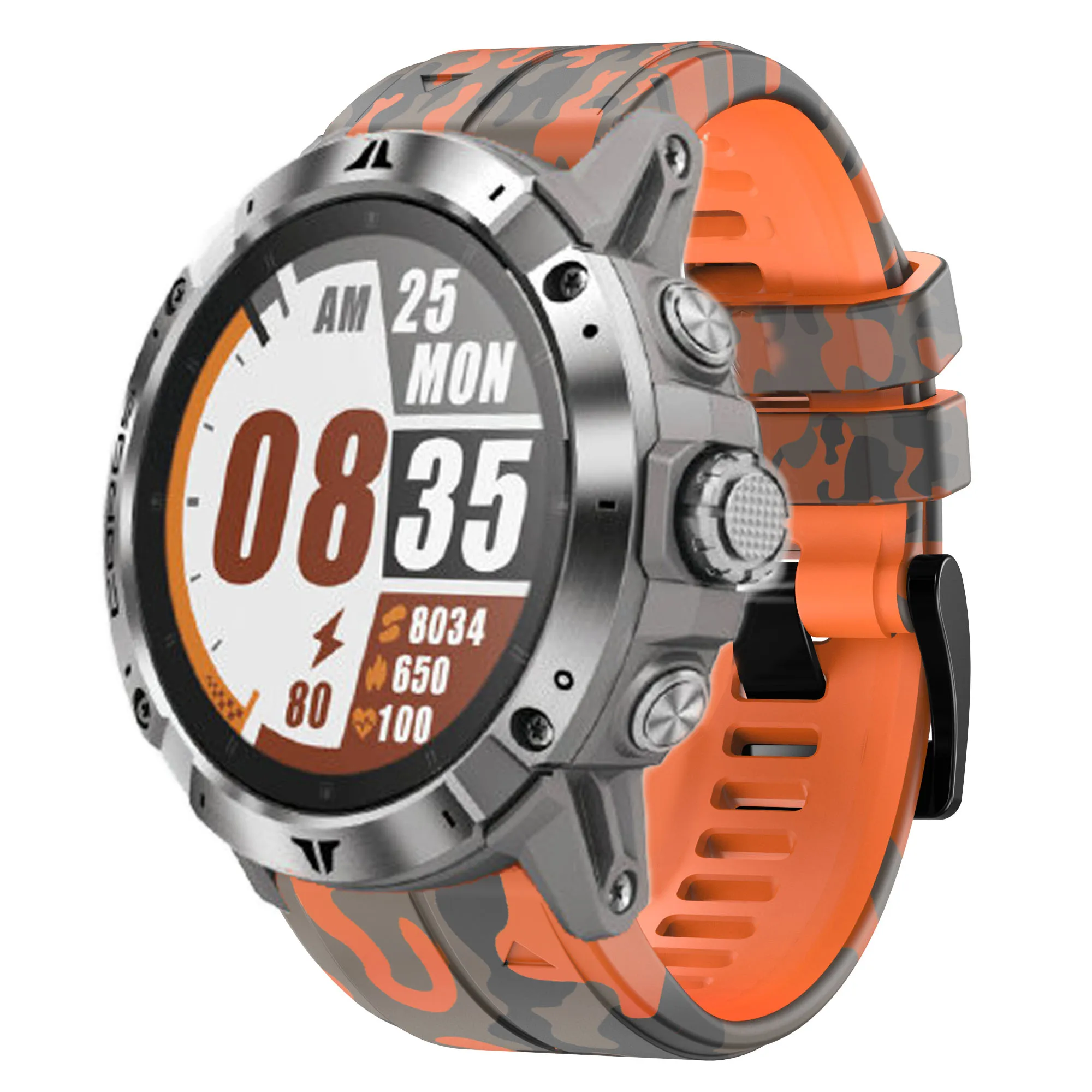 22 26Mm Dây Đeo Tay Dây Đeo Dành Cho Garmin Fenix 7 7X Epix/Coros VERTIX VERTIX2 Đồng Hồ Thông Minh In Hình Thể Thao Nhanh phát Hành Dây Silicone