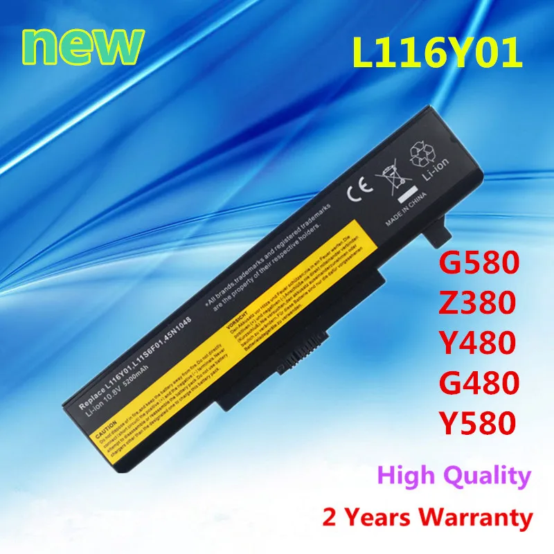 

New Laptop battery for Lenovo IdeaPad G480 Y480 Y480 G500 G710 G700 Z580 G585 Y485 Y580 Z380 Z580 G400 G485 G580 Y480N