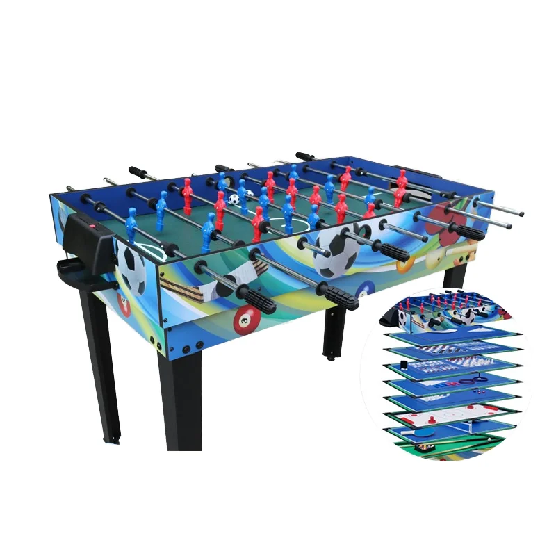 12 بوصة 1 طاولة ألعاب متعددة الوظائف قابلة للطي للمنزل الترفيه الداخلي-كرة القدم العمودية البلياردو تنس الطاولة هوكي الجليد #1