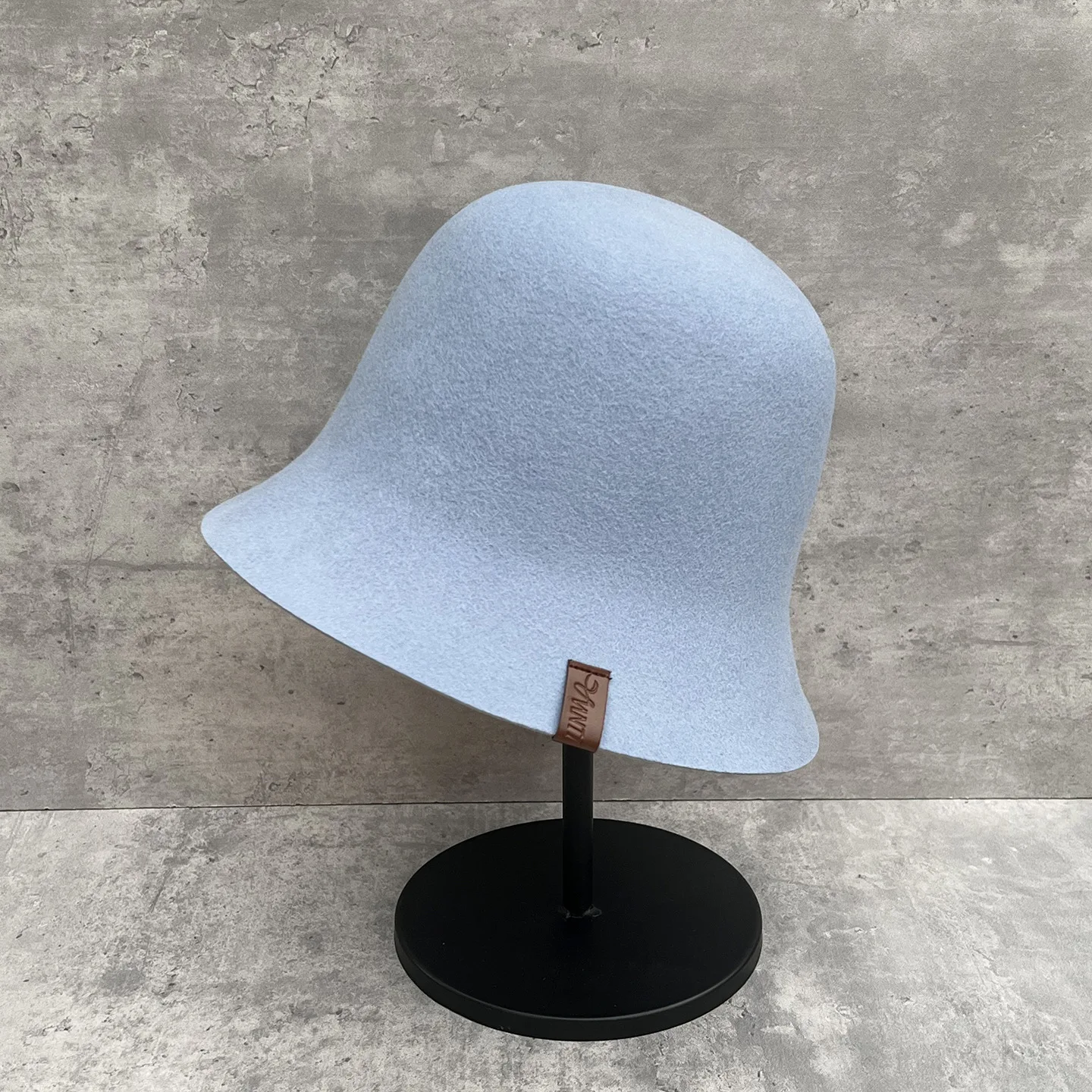 Winter 100% Real Woolen Warm Bucket Hat for Women Felt Retro Dome Wool Hats Female Fashion British Style Panama Caps Bonnet