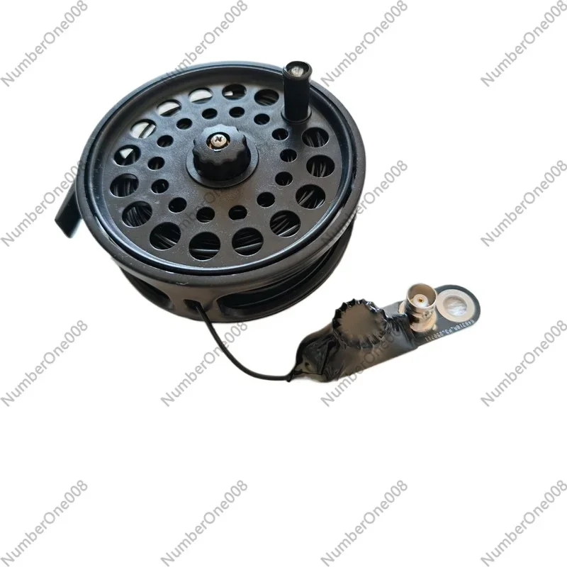 Manual Reel HF Shortwave Antenna, Portable Hand-Wound Inverted V Horizontal Balun for Ham Radio, M716