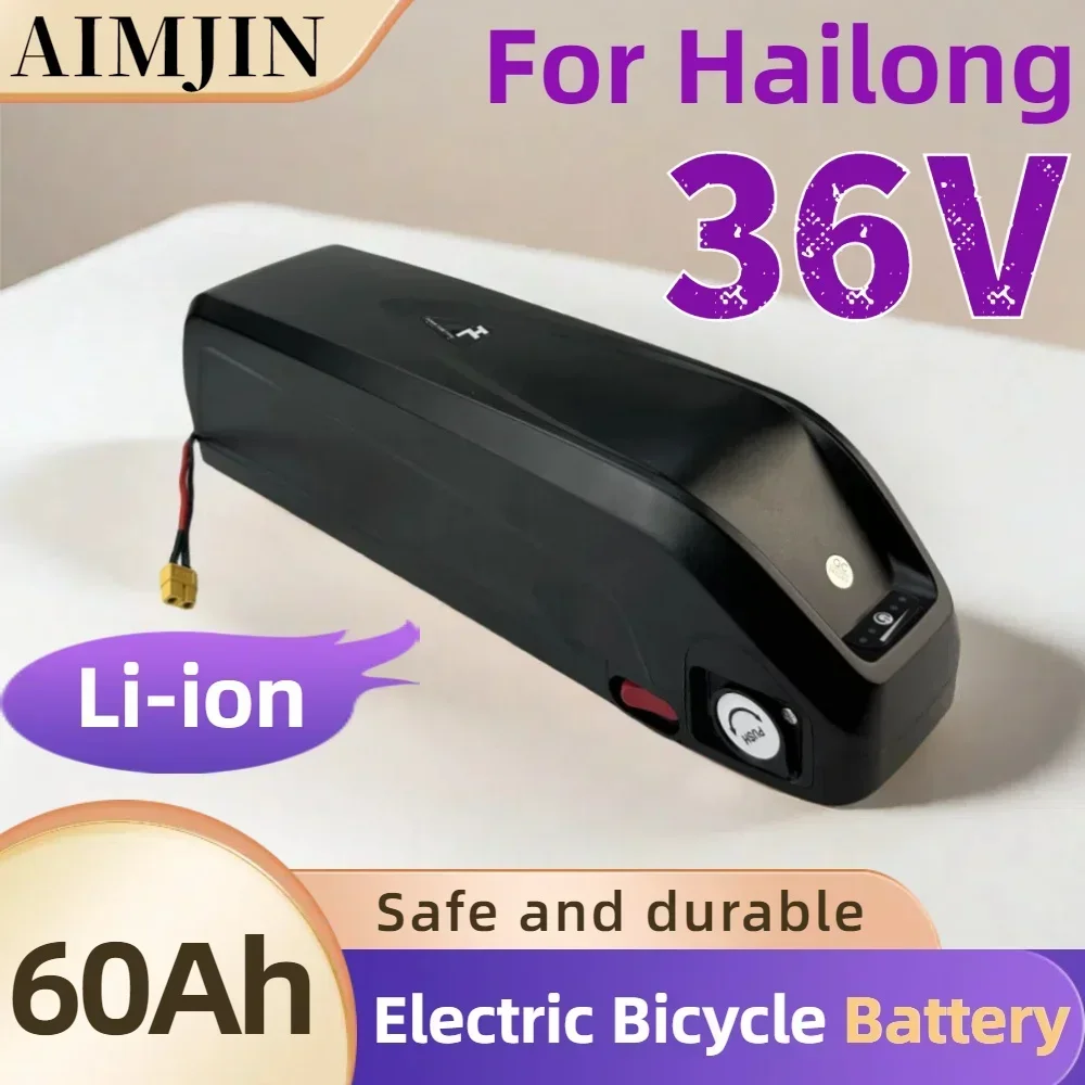 

For Hailong 36V 60Ah Lithium-ion Battery Pack Suitable for Electric Bicycle Battery Built in BMS Safe and durable