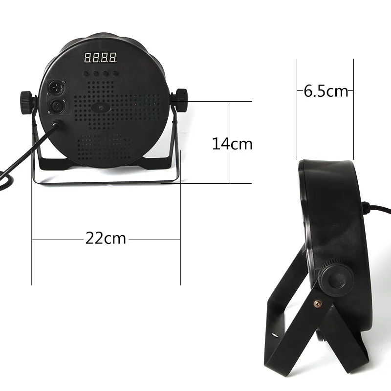 54 Leds 54*3W Podium Discolamp Dmx512 Effect Projector Par Flat Lamp Sound Control Rgb Led Ktv Bar Party Dj Decor Podiumlicht