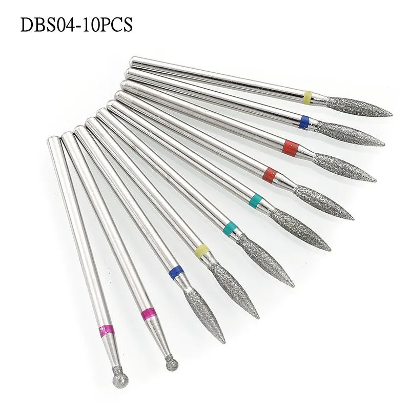 TFSCLOIN 25 Types Diamond Nail Drill Milling Cutter for Manicure Rotary Drill Bits Cuticle Clean Accessories Nail Files Art Tool