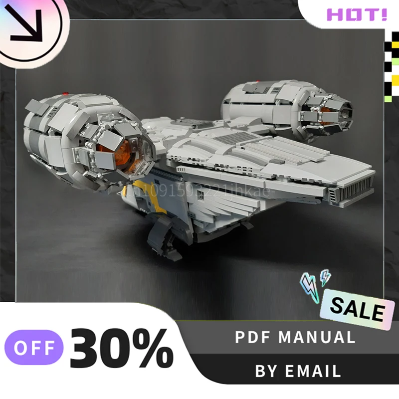 [4530PCS] MOC Personalizzato Rasoio Crest Warplane Creativo Building Blocks Set STEM Giocattoli FAI DA TE Modello di Costruzione Kit Regali Di Compleanno