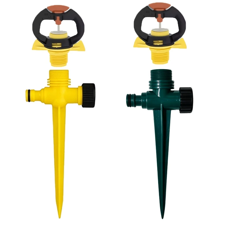 Garden Lawn Sprinkler Irrigation System 360-degree Sprinklers with 1/2 Inch External Thread, Garden Plastic Sprayers