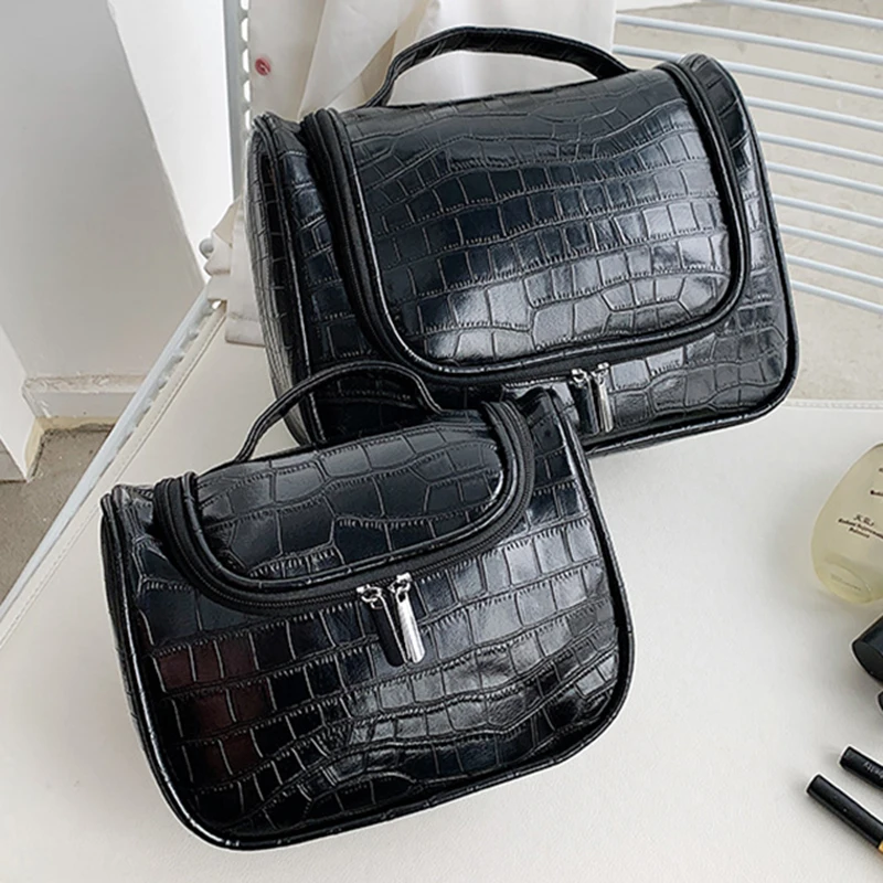 

New Fashion Cosmetic Box Quilted Professional Cosmetic Bag Women's Large Capacity Storage Handbag Travel Toiletry Makeup Bag Sac