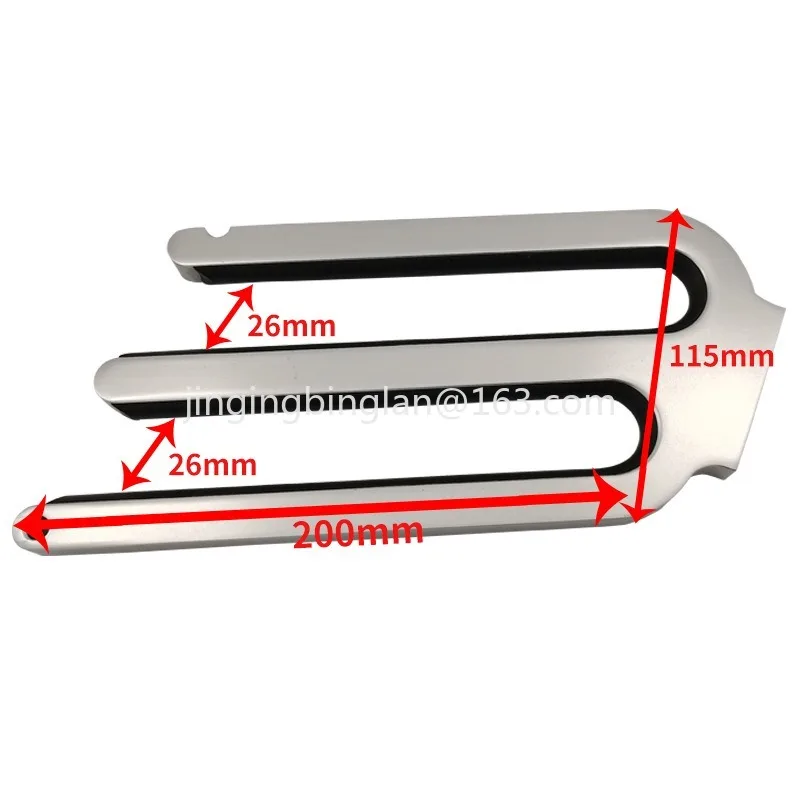 Factory direct sales of aluminum alloy water skiing/surfboard brackets, yacht surfboard yacht marine hardware accessories