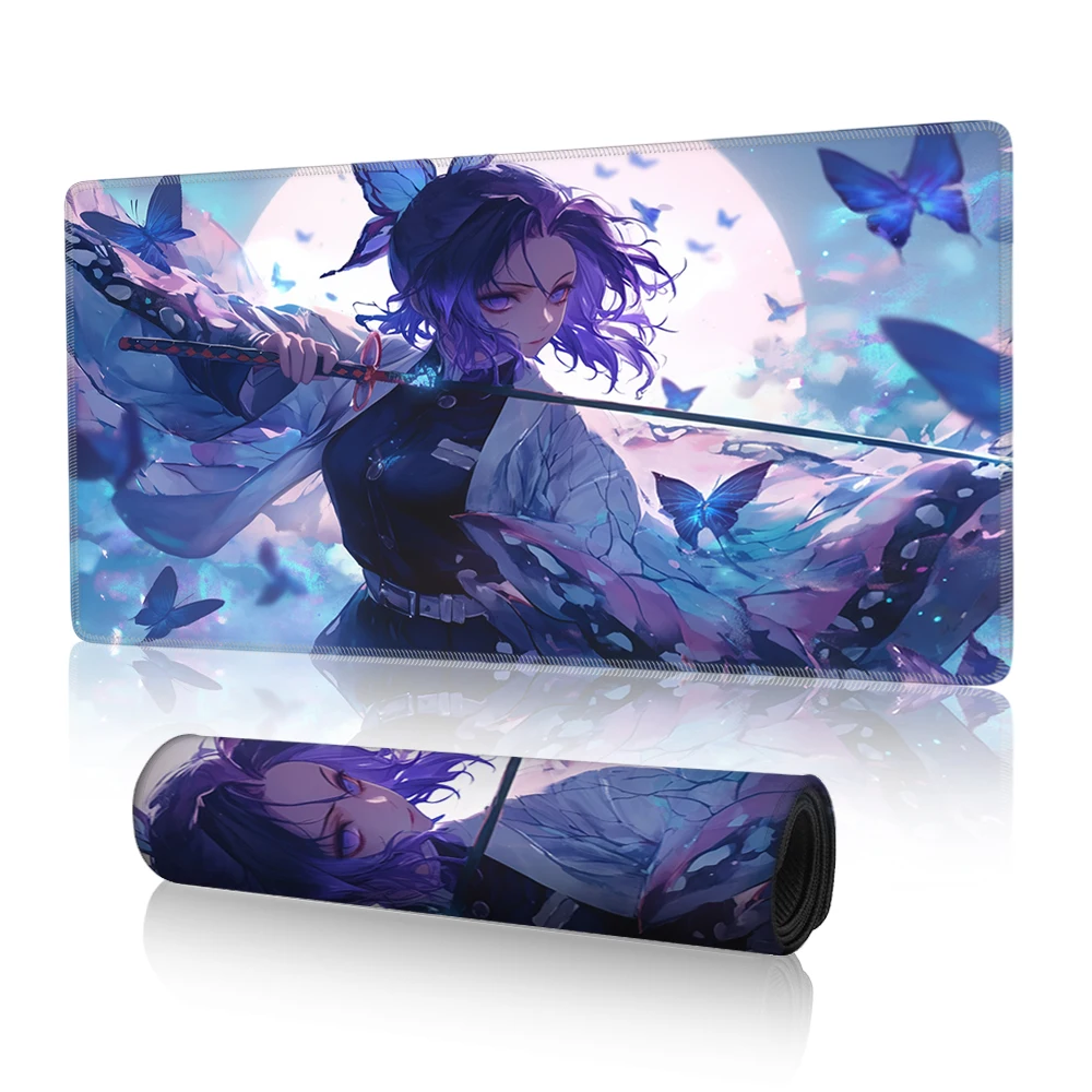 

Anime Mousepad Suitable for Demon Slayer Big Game mouse mats Rubber keyboard pad Desktop Protector Mouse Mat (JMGMZR4705 34)