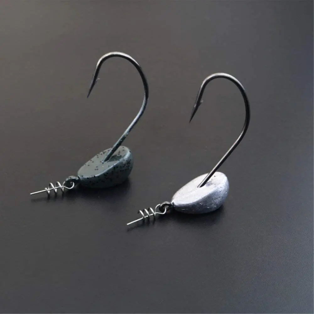 Aço inoxidável Primavera Lock Soft Lure Iscas, Gancho Pin, Bloqueio Fixo, Ferramentas Worm, Pesca ao ar livre, 15mm, 15000Pcs por saco
