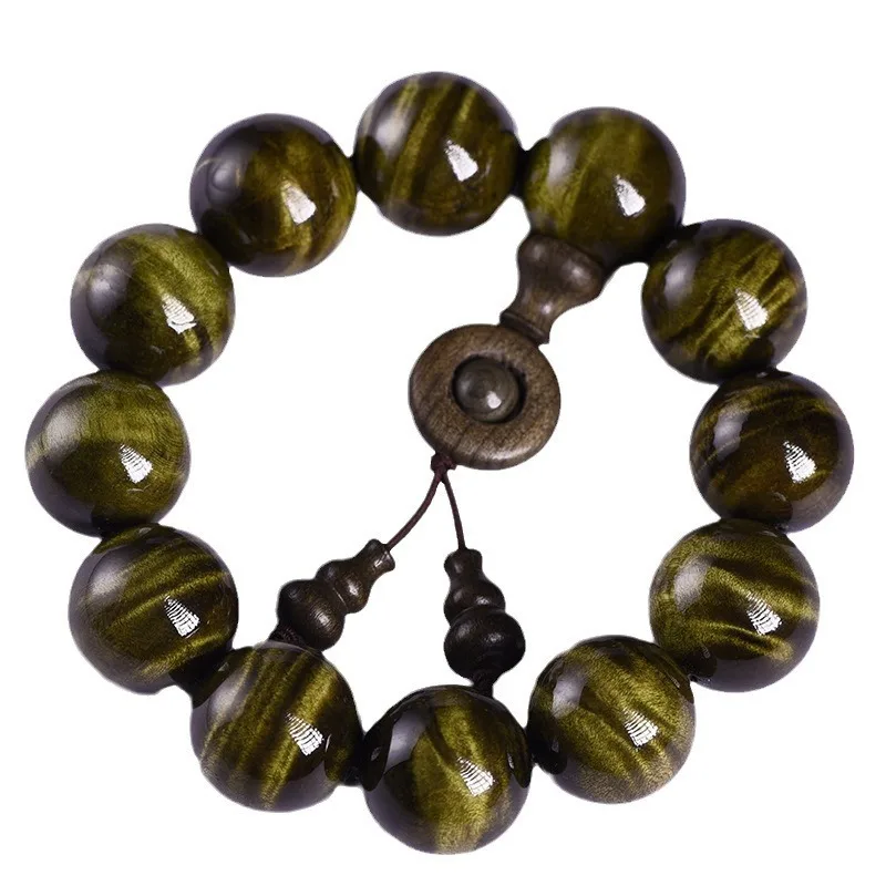 دا يي جين سي نان مو مو موجة المياه الطبيعية التنين المرارة نمط اللعب الثقافي بوذا حبة سوار الرجال والنساء شعبية Wo #5