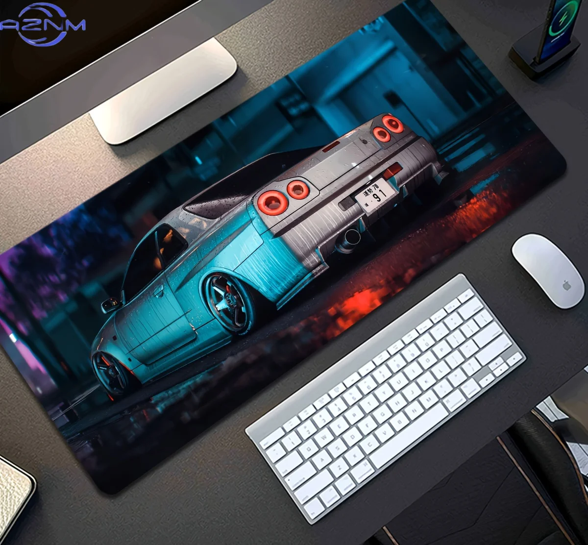 Stylish Car Design Mouse Pad Large Anti-Slip Rubber Desk Pads Extended Gaming Mousepad Gamer Soft Office Keyboard Mat Table Mats