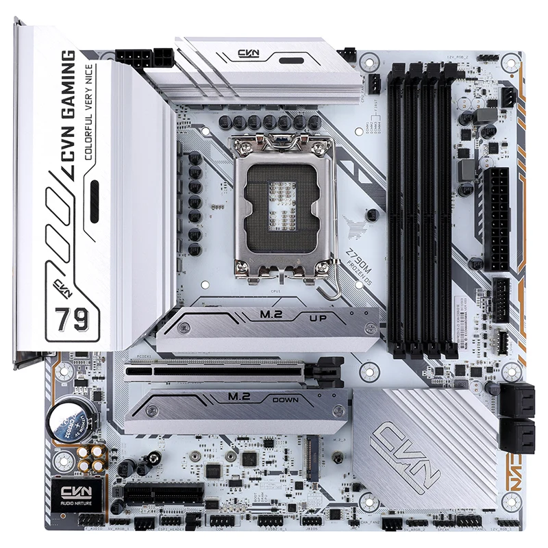 Imagem -02 - Placa-mãe Intel Z790 Colorida Cvn Z790m Frozen d5 V20