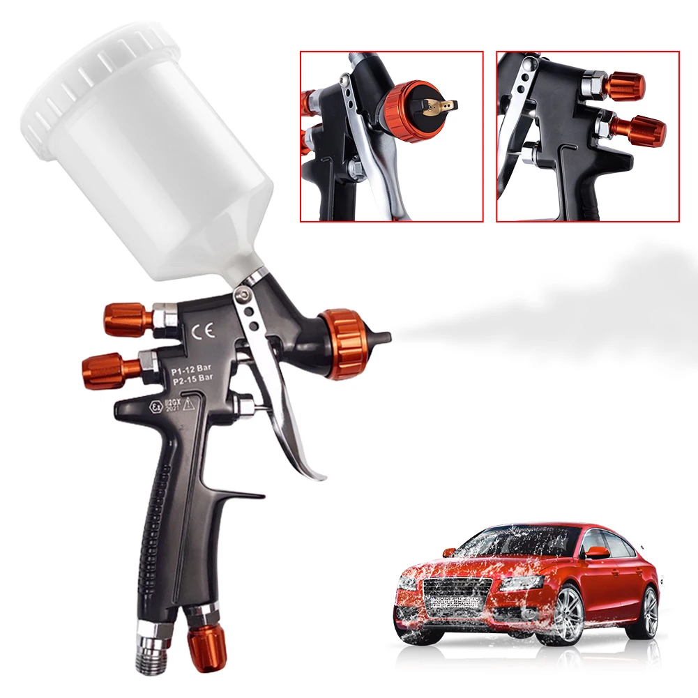 High Quality Spray Gun 1/1.2/1.3/1.4/1.8mm Nozzle Painting Gun Car Aerograph Pneumatic Gun DIY Spray Paint Kit For Car Painting