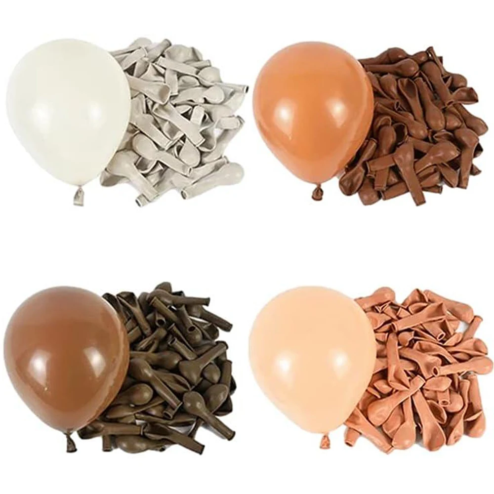 10/20/30pcs Sand White Retro Balloons Skin Khaki Coco Latex Balloon Birthday Decoration Wedding Baby Shower Party Decor Globos