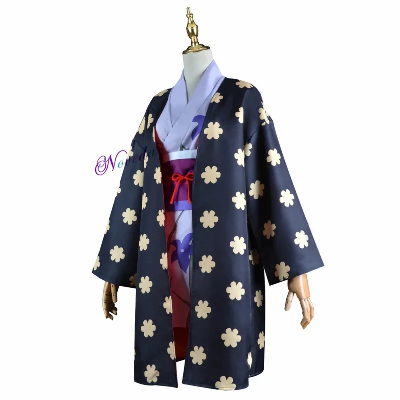 ☆ ☆ A 2025 Anime Miss Allsunday Nico Robin Costume Cosplay Donna Kimono Abito Parrucca Onigashima Outfit Halloween Party C Nuovo s5g7epp ❤