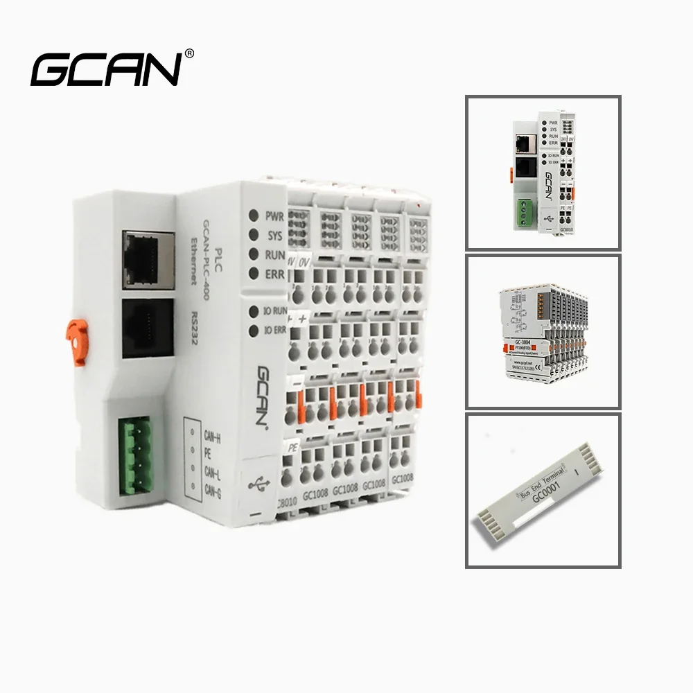 Адаптер шины ПЛК GCAN Выдвижной модуль ПЛК Модуль Дискретного Ввода Вывода TCP CLP Controlador Logico Programavel