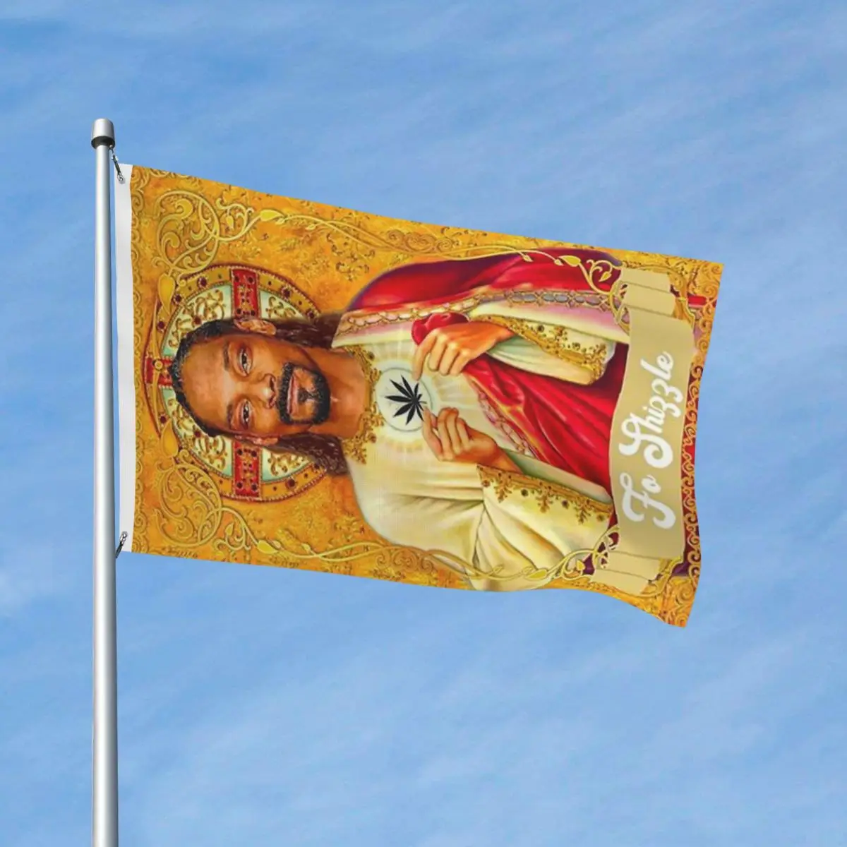 Saint Snoop Dogg Flags Fade Proof Outdoor Banner Rapper All Weather Home Room Dorm Wall Decor 90x150cm