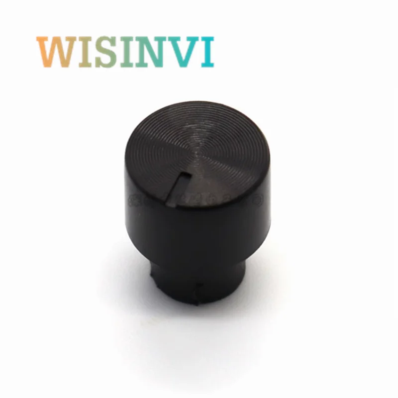 플라스틱 긴 손잡이 플라워 샤프트 손잡이 직경 12mm 높이 14.5mm 전위차계 손잡이, 기어 모양 내부 구멍 6mm, 12*14.5mm, 10 개