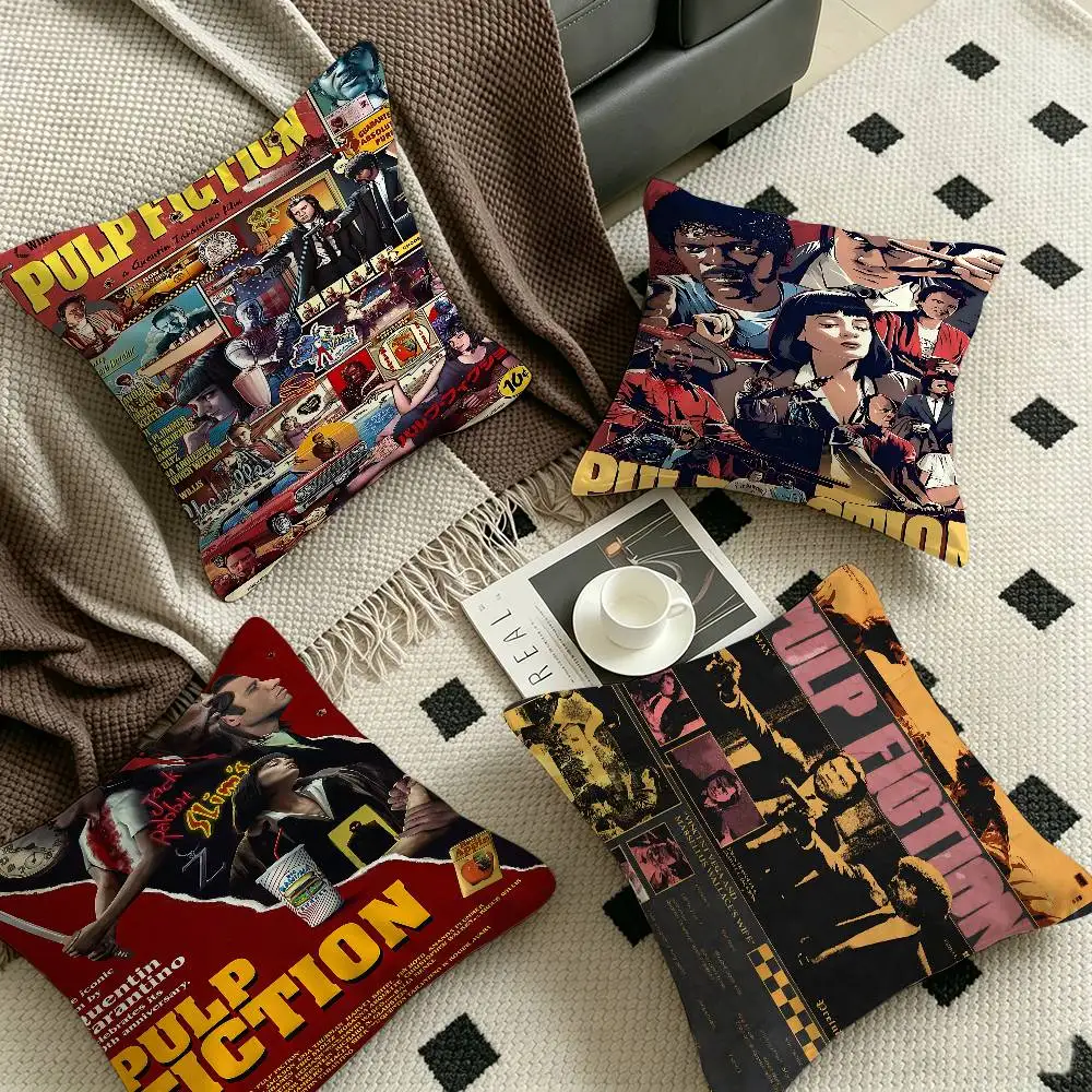 Pulp Fiction Movie Cushion Cover Pillowcase Upholstery Sofa Throw Pillow Home Decor Pillowcas