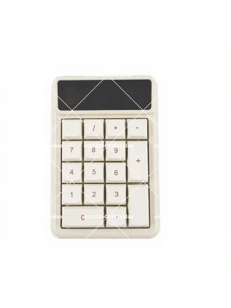 17Keys Numeric Keypad Mechanical Keyboard USB Wired Number Pad for Desktop Laptop Financial Accounting