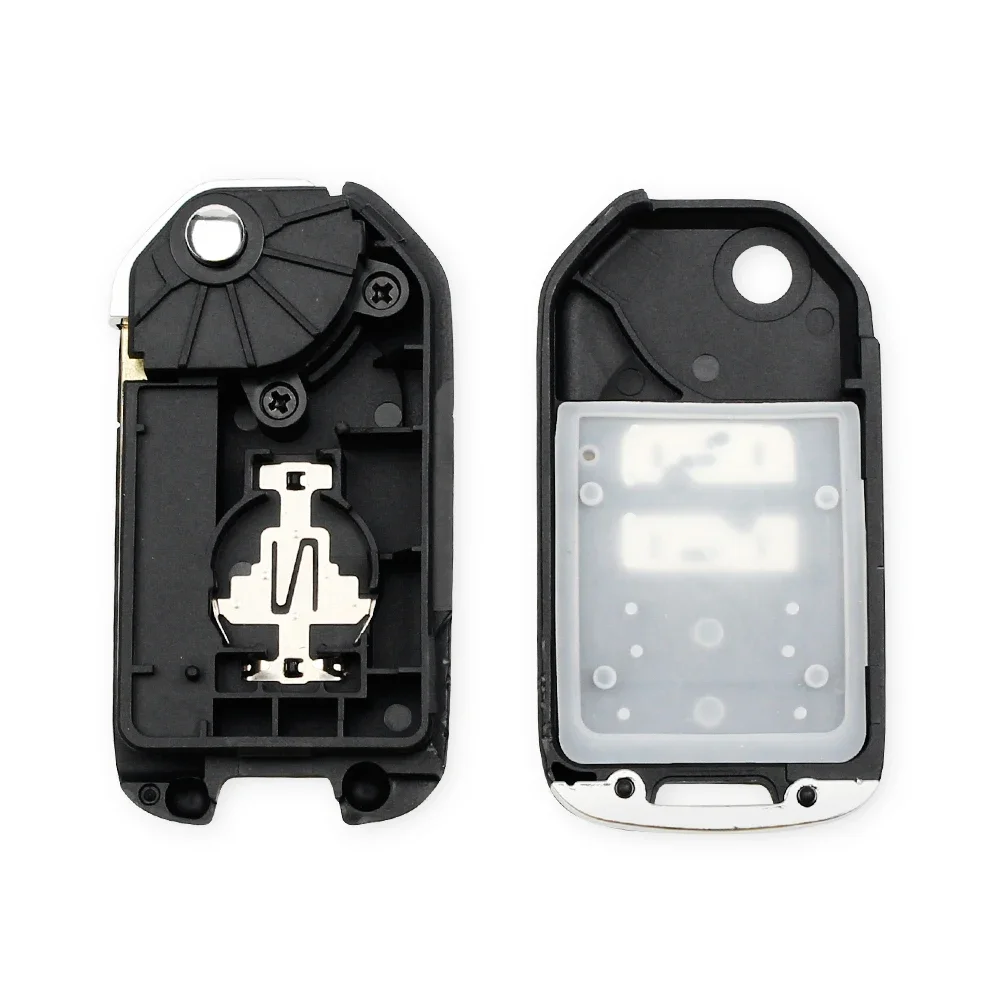 Dandkey modificado 2/3/4 botões flip remoto chave escudo fob caso em branco para honda accord CR-V ajuste xrv vezel cidade jazz civic hrv frv