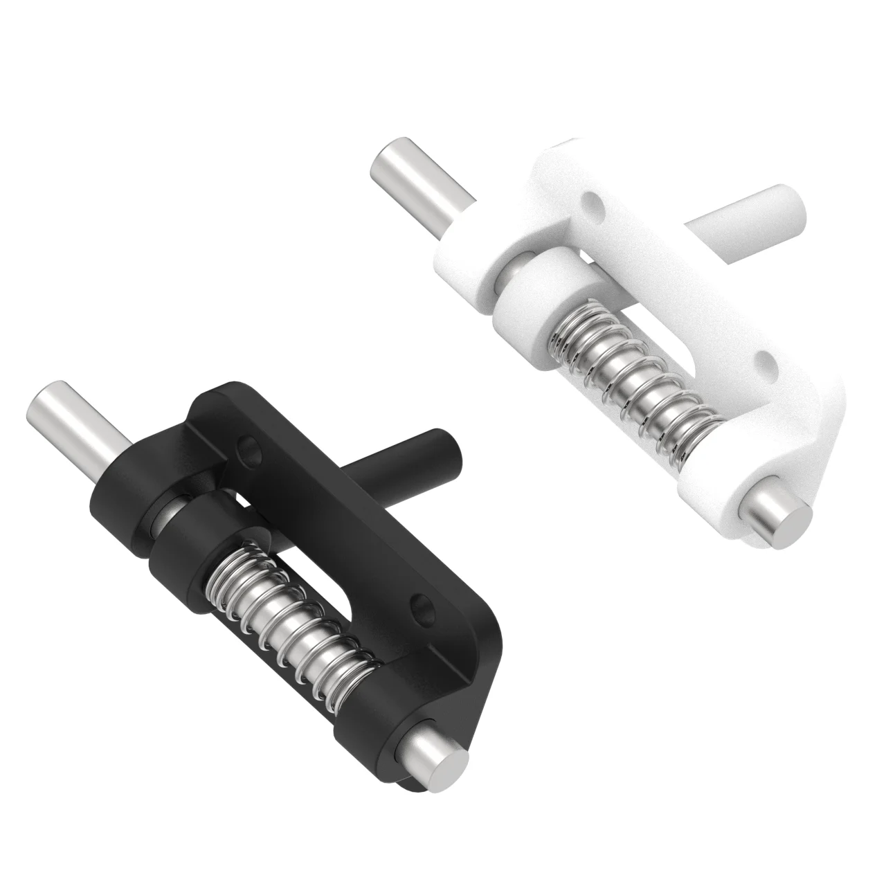 2 uds 2/3mm hebilla de bloqueo de fijación de puerta de cabina resorte Pin de cabina captura escotilla pestillo cubierta de dosel para DIY RC avión barco modelo