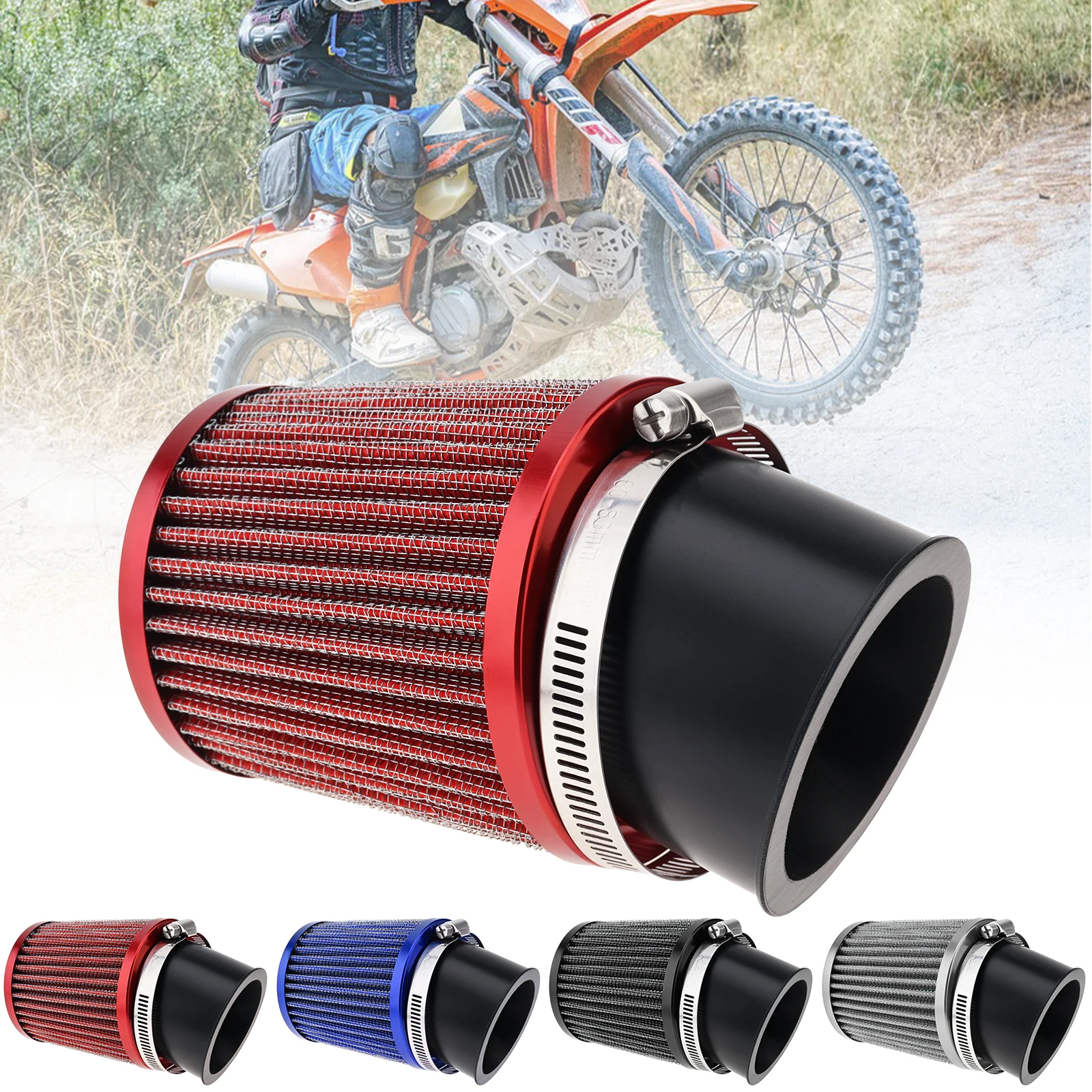 

1pcs 62mm Air Filter Fit for Predator Coleman Baja Warrior CT200U CT200U-EX BT200X KT196 Go Kart MB200 196cc GX160 GX200 420cc