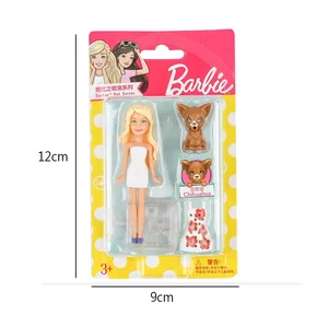 10cm Mini Asli Barbie Seri Hewan Peliharaan Lucu Aksesoris Pakaian Boneka untuk Anak Perempuan Dandanan Anak-anak Mainan Pensil Dekorasi Puncak 8 barbiee penjualan terbaik - №