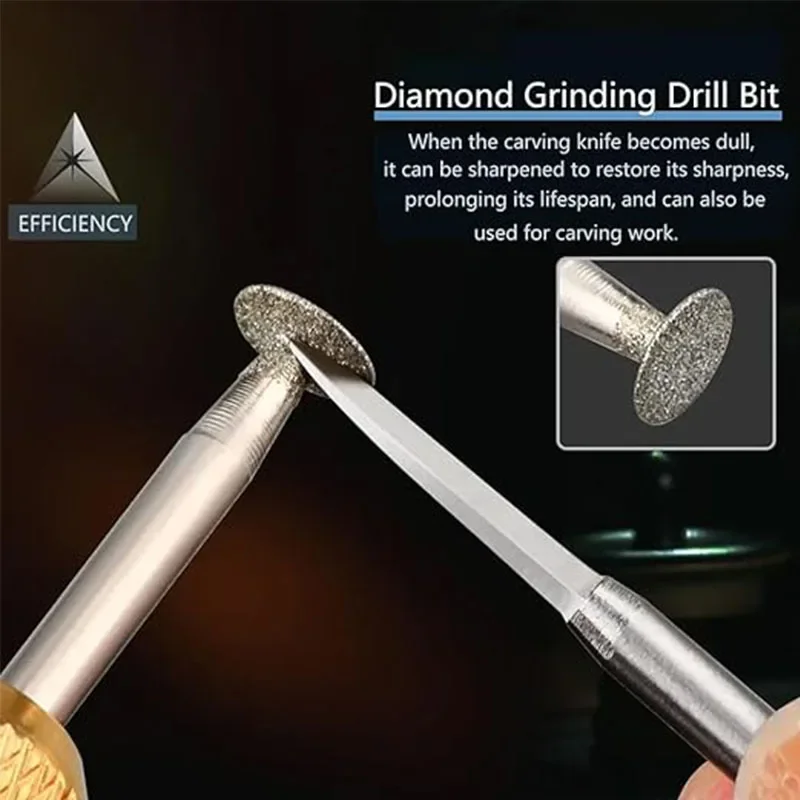 6 قطعة التنغستن الصلب النقش نحت طقم السكاكين السيف على شكل 3.0 مللي متر عرقوب الزيتون العنبر نهاية مطحنة راوتر بت قاطعة طحن الخشب