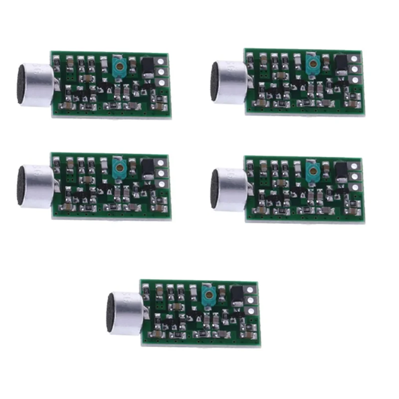 5Pcs FM Transmitter Pickup Pick Up Module Mini Wireless Microphone MIC Wireless Audio Transmitter FM Emission MIC Core