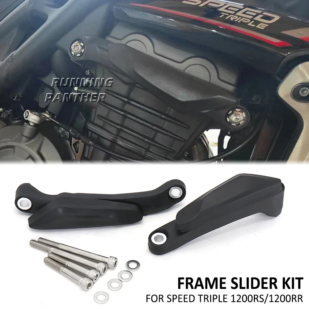 

NEW For Speed Triple 1200 RS RR 1200RS 1200RR Motorcycle Engine Guard Frame Slider Anti Drop Falling Crash Protection Cover Kit