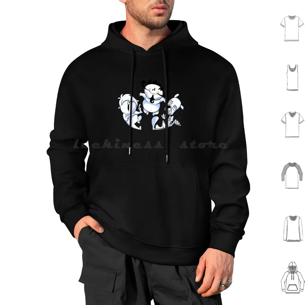 Oneyplays Hehehe-Best Gift Idea Hoodie cotton Long Sleeve Oneyplays Oney Oneyng Oney Plays Psychicpebbles Smiling