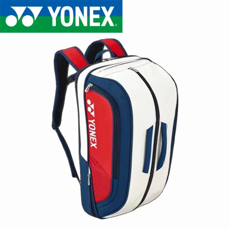 

YONEX High Quality Badminton Racket Sports Backpack Leather Tennis Shoulder Bag 4-6 Pieces Racket Backpack Multifunctional Fit