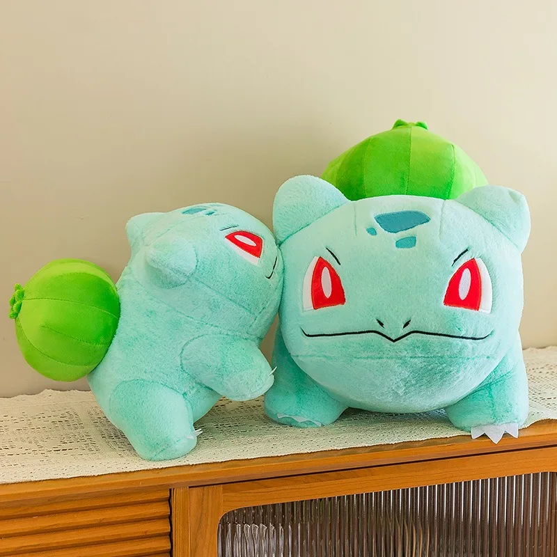 30-80cm Large Size Pokemon Plush Toys Bulbasaur Rabbit Hair Kawaii Pokémon Plushie Dolls Soft Pillow Anime Gifts for Childrens