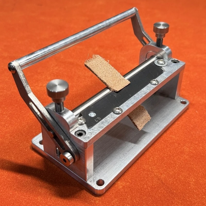 Manual Leather Skiving Machine, Leather Thinning Skiving Knife for Cowhide, Shell Cordovan, Vegetable Tanned Leather
