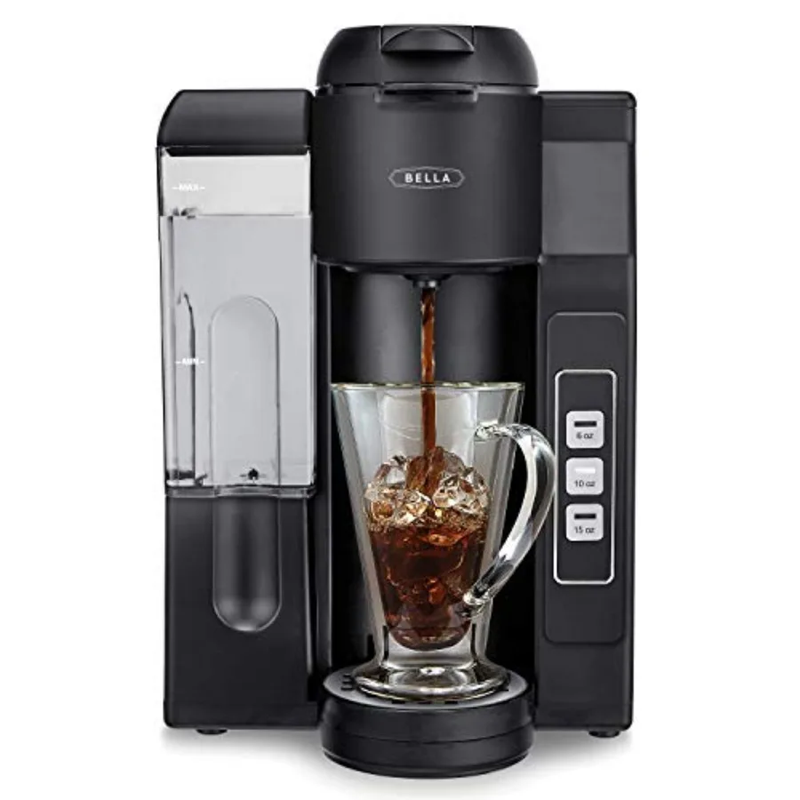 

Single Serve Coffee Maker Dual Brew K-cup Compatible Ground Coffee Brewer with Removable Water Tank Adjustable Drip Tray for Tr