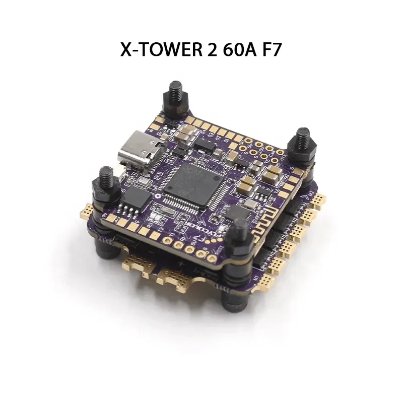 VivaFlycolor X-Tower2 F760A Stack BL-32 High-performance MCU Multi-Rotor Flight Control System MPU-6000 Optimization FPV Racing