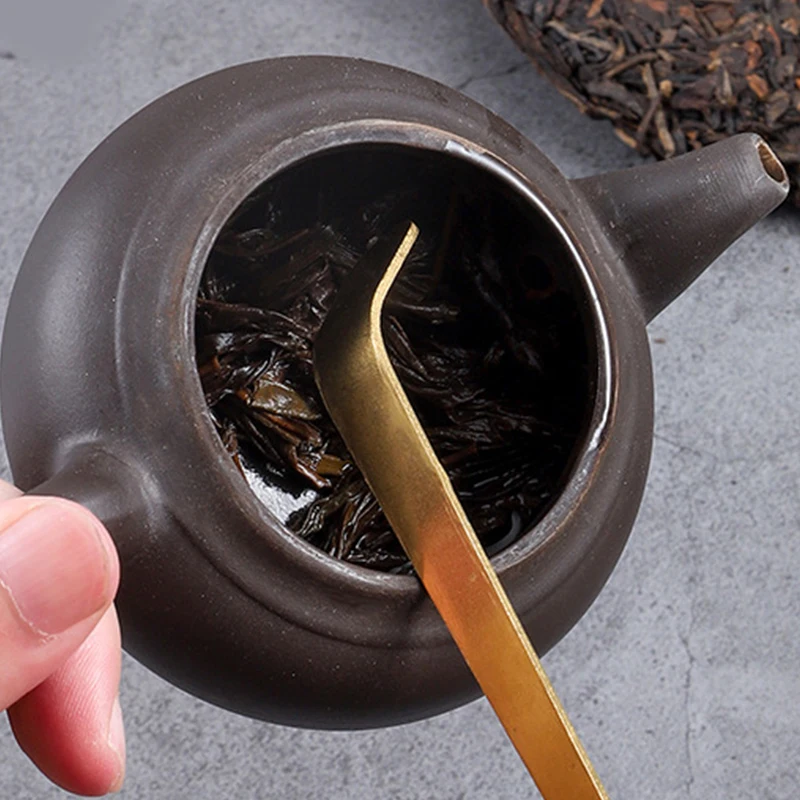 5Pcs Stainless Steel Tea Sticks Matching with Japanese Traditional Matcha Scoop Teaware for Tea Ceremony Kitchen Tool Leaf Tea S - view 5