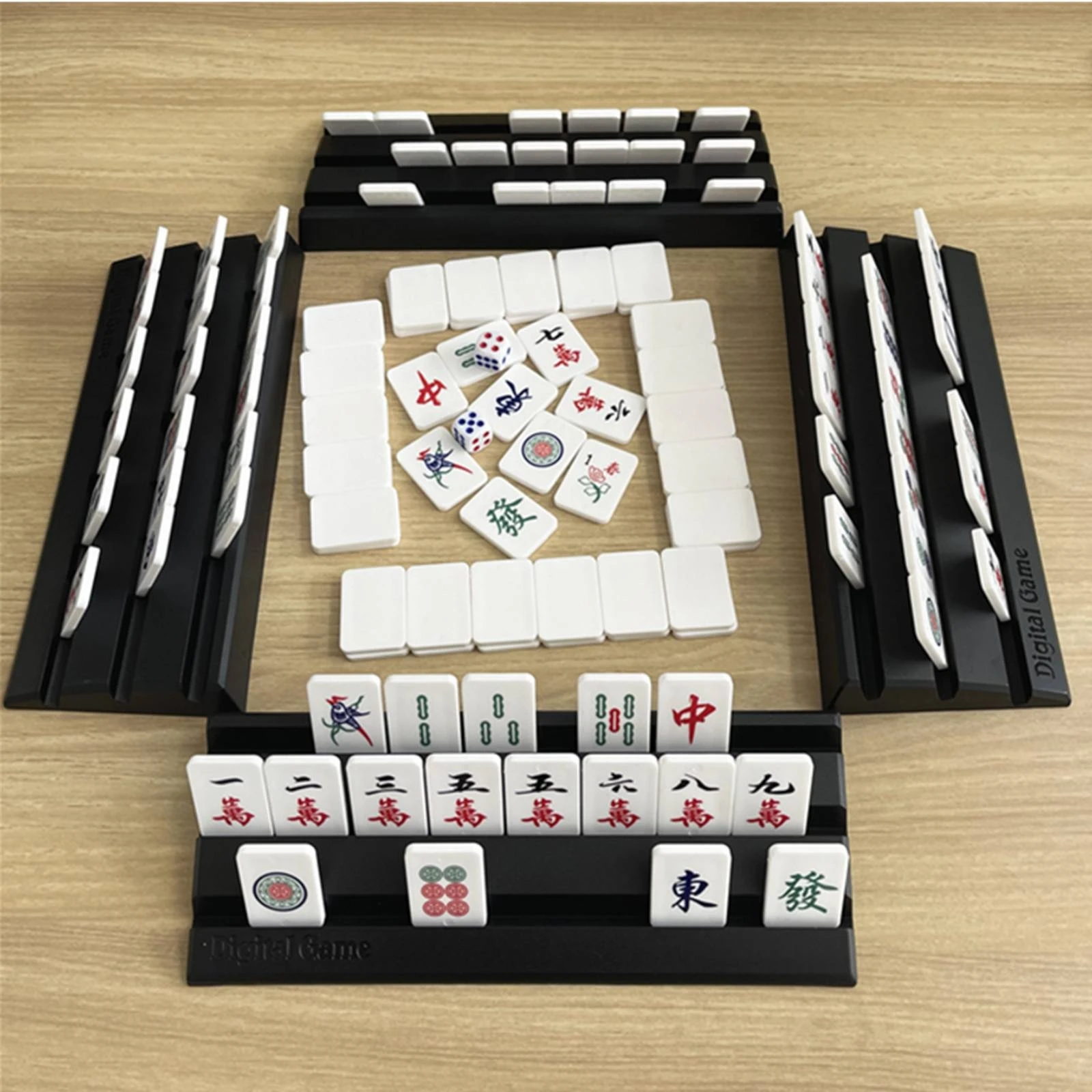 Mahjong Set Portable Travel Mahjong Set Games Long-Lasting Easy to Handle for Travelers, Camping, Picnics