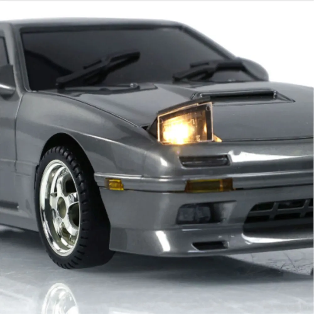 

RC Mini Toy Gift 1/18 Scale RTR Drifting High Speed Car RX7 RWD LDRC LD1802 Radio Control Racing Vehicles with Gyroscope Lights