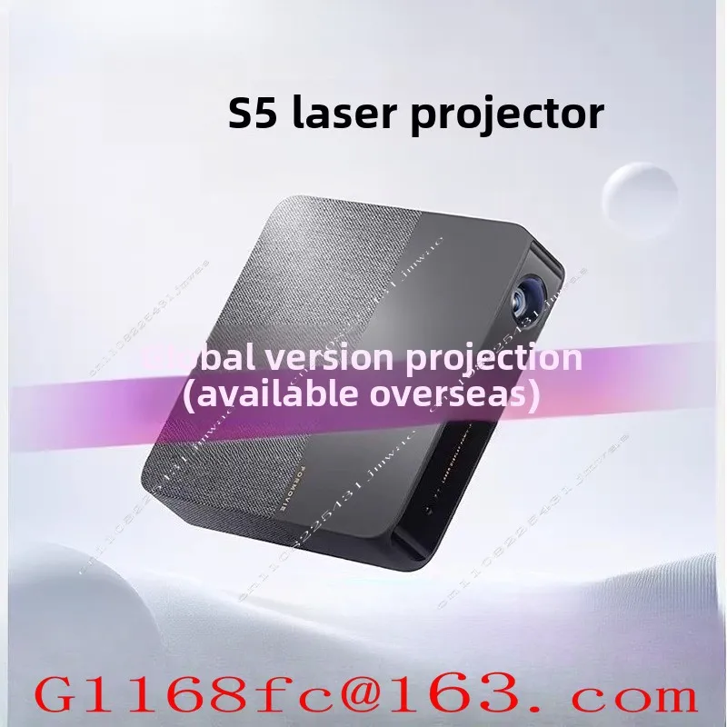 S5 Ultra HD Projector 100 Inch Home Cinema Office Meeting Overseas Edition Global International Wireless Projection Screen