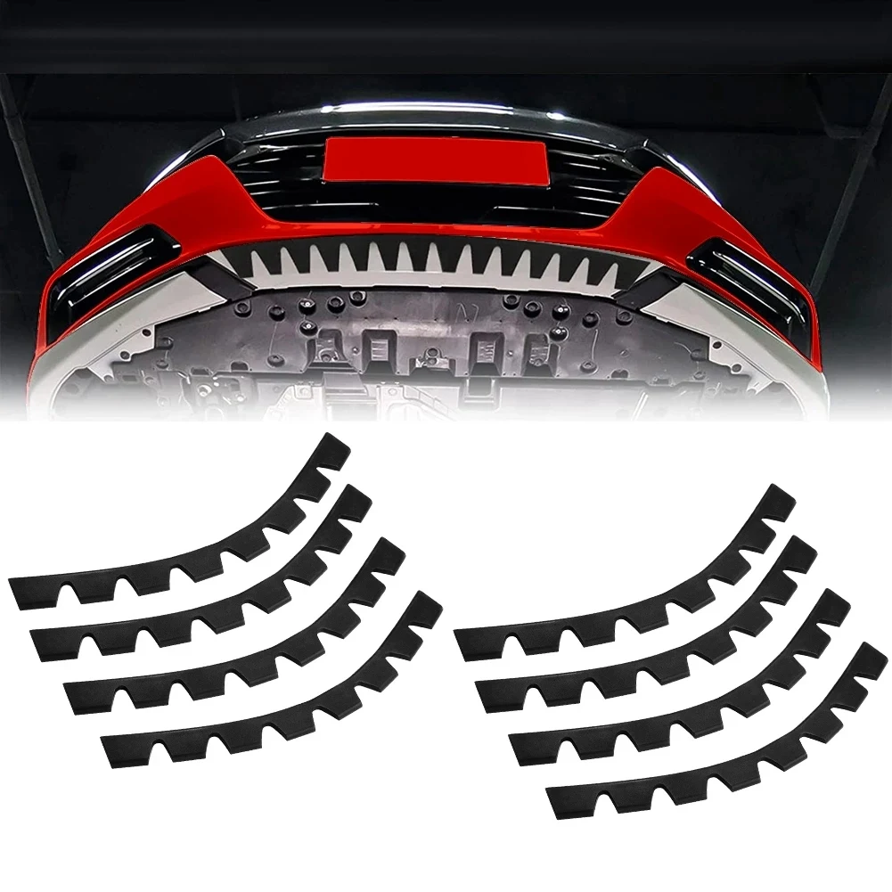 Car Front Bumper Bottom Anti-Scratch Strip Scrape Guard Skid Plate Bumper Protection Anti Collision for Lowered Car