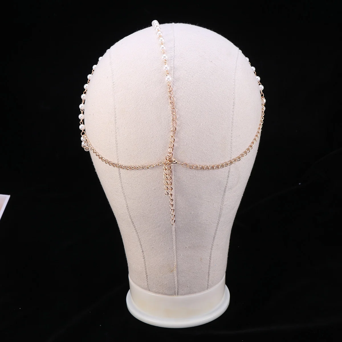 

Forehead Chain Pearl Bohemia Tassel Headpiece Crydtal Hair Bridal Attractive Band