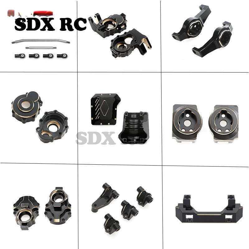 

Heavy Black Coating Brass Counterweight Portal Drive Housing For 1/10 RC Crawler Car TRX-4 TRX6 Upgrade Parts