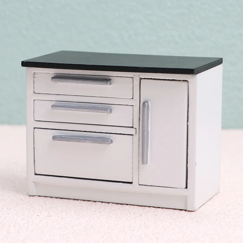 1:12 Mobili da cucina in miniatura Casa delle bambole Piano cottura Lavello Mobili in miniatura Figurine Accessori per casa delle bambole Regali fatti a mano